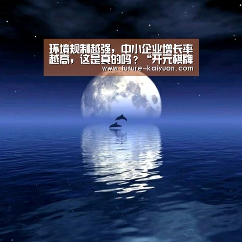环境规制越强,中小企业增长率越高,这是真的吗?“开元棋牌电脑版”(图2) 开元棋牌电脑版