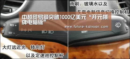 中越贸易额突破1000亿美元“开元棋牌电脑版”(图2) 开元棋牌app